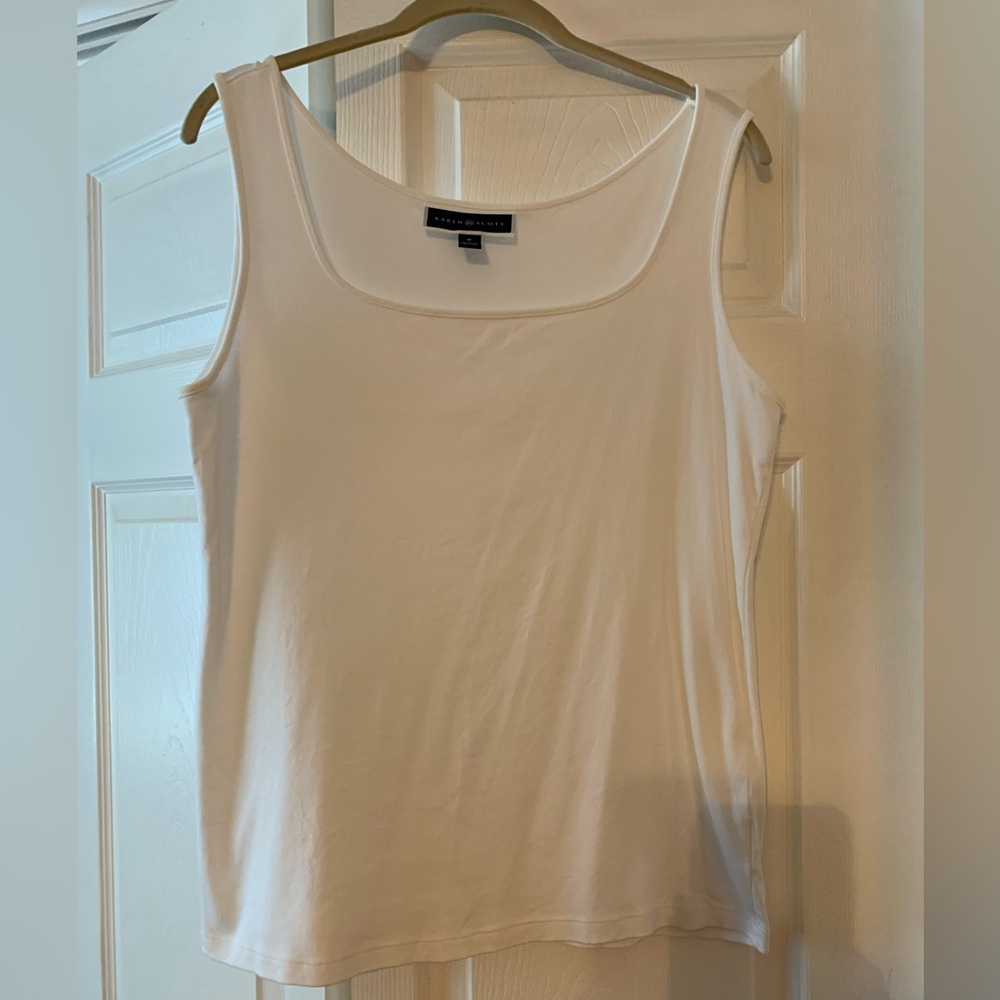 Karen Scott Women’s Square Neck Tank, Like New, Medium - Picture 3 of 12